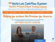 Tablet Screenshot of multiletcashflowsystem.com